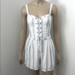 (like new) Hollister Stripped Romper